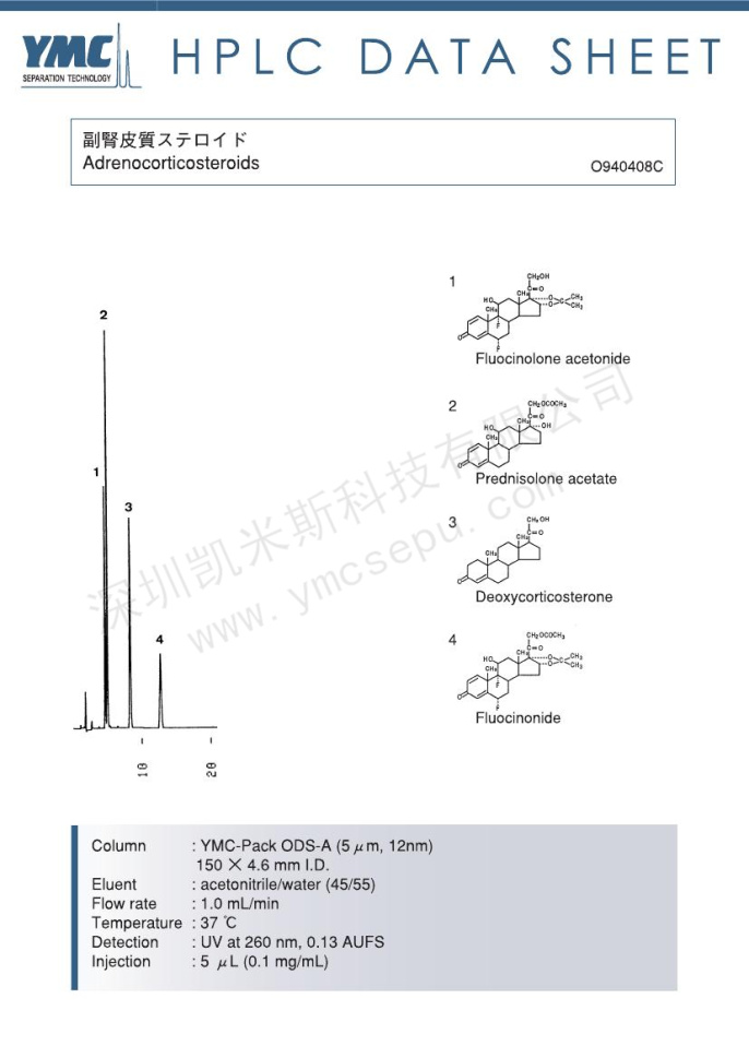 HPLC檢測腎上腺皮質(zhì)甾類 HPLC檢測腎上腺皮質(zhì)甾類